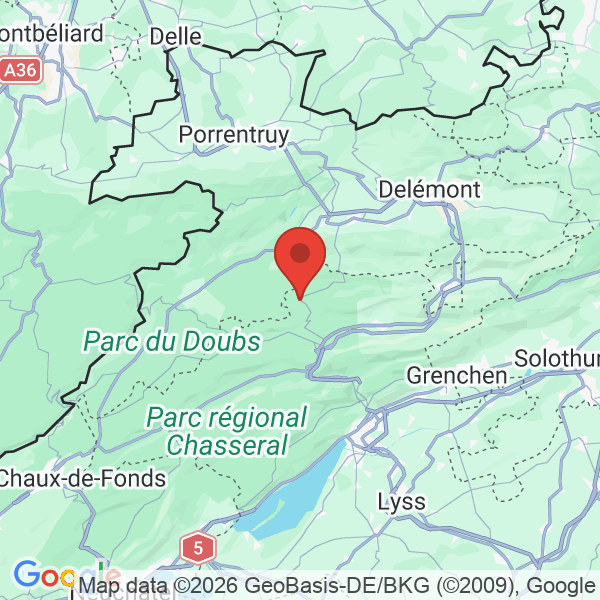 Carte de l'activité