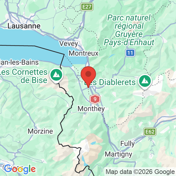 Carte de l'activité
