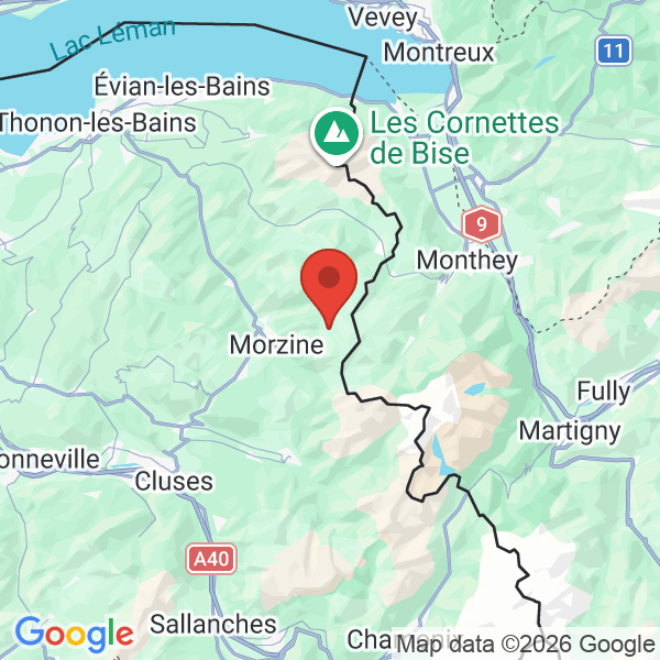 Carte de l'activité