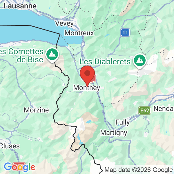 Carte de l'activité