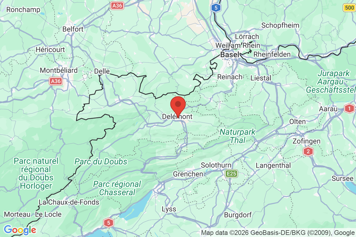 Carte de l'activité