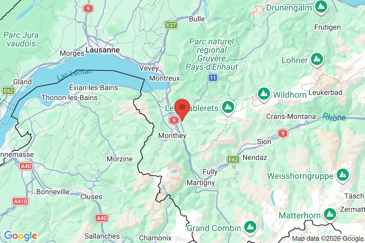 Carte de l'activité