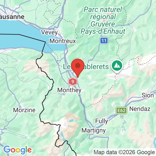 Carte de l'activité