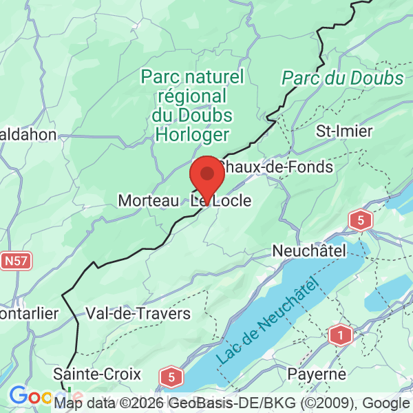 Carte de l'activité