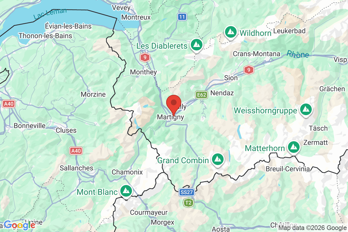 Carte de l'activité