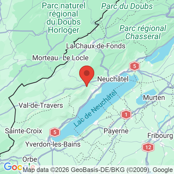 Carte de l'activité
