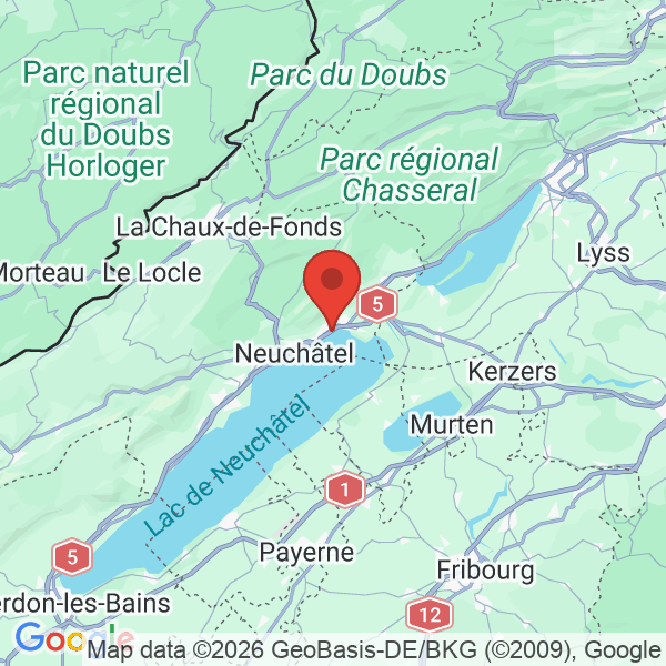 Carte de l'activité