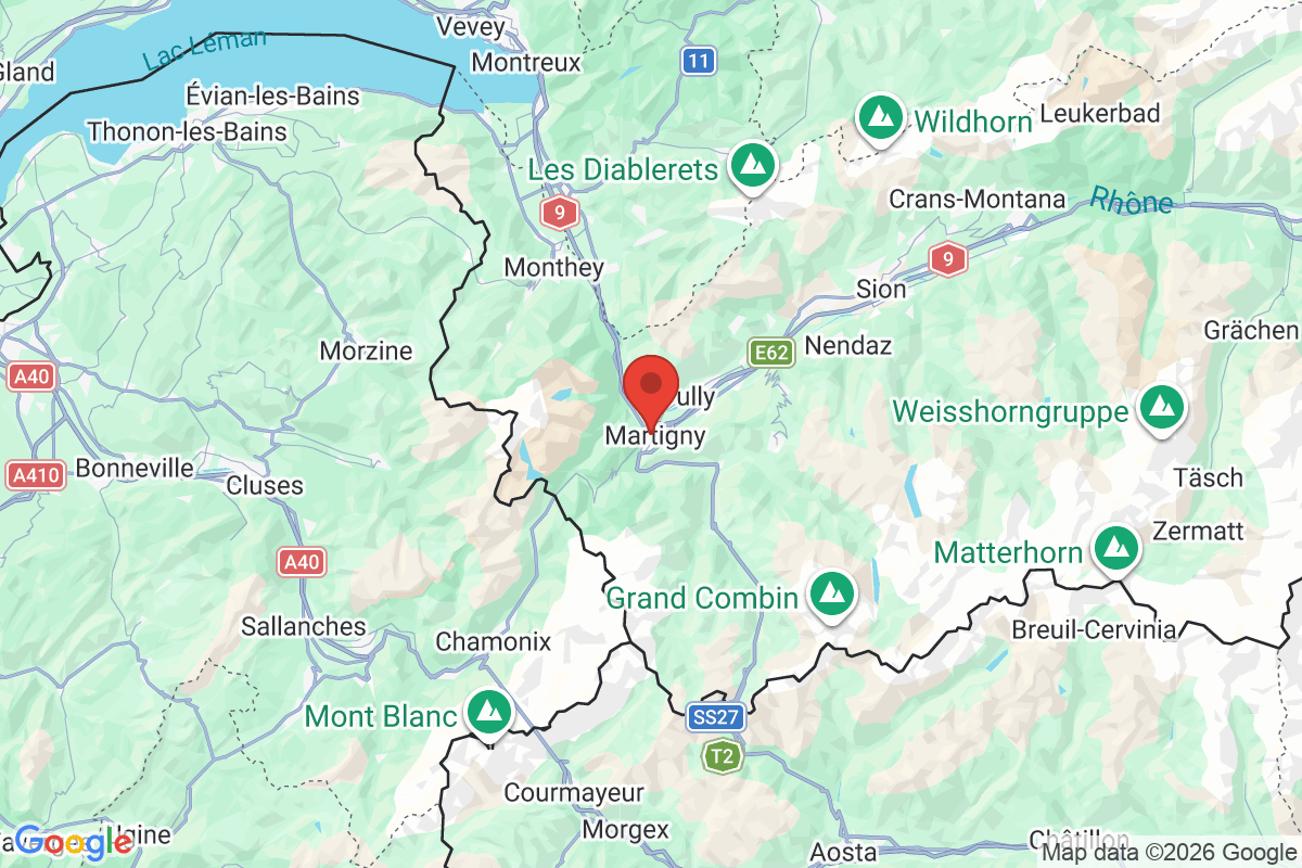 Carte de l'activité