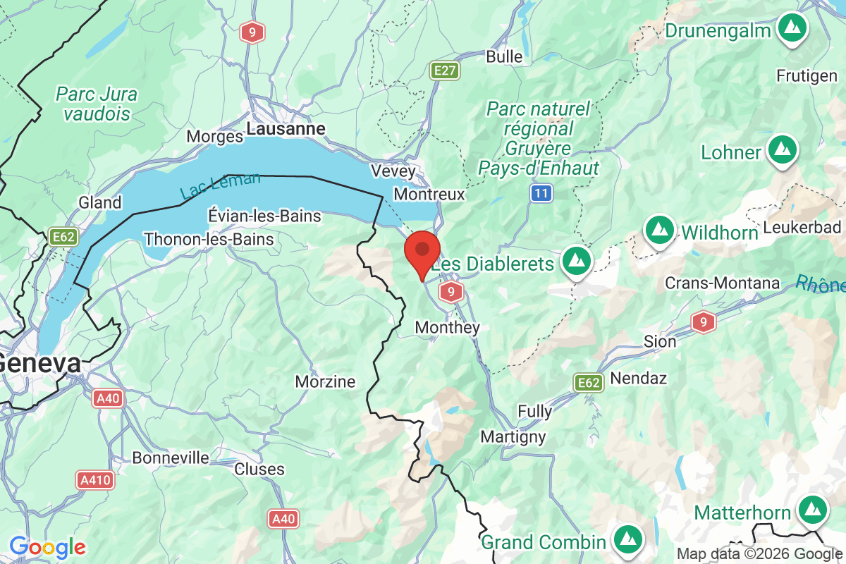 Carte de l'activité