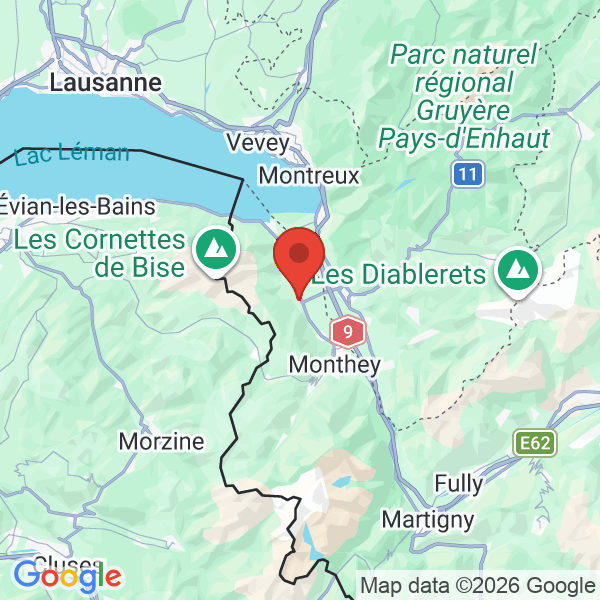 Carte de l'activité