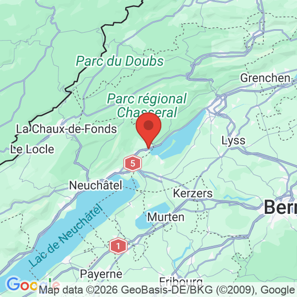 Carte de l'activité