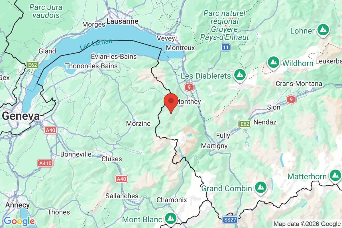 Carte de l'activité