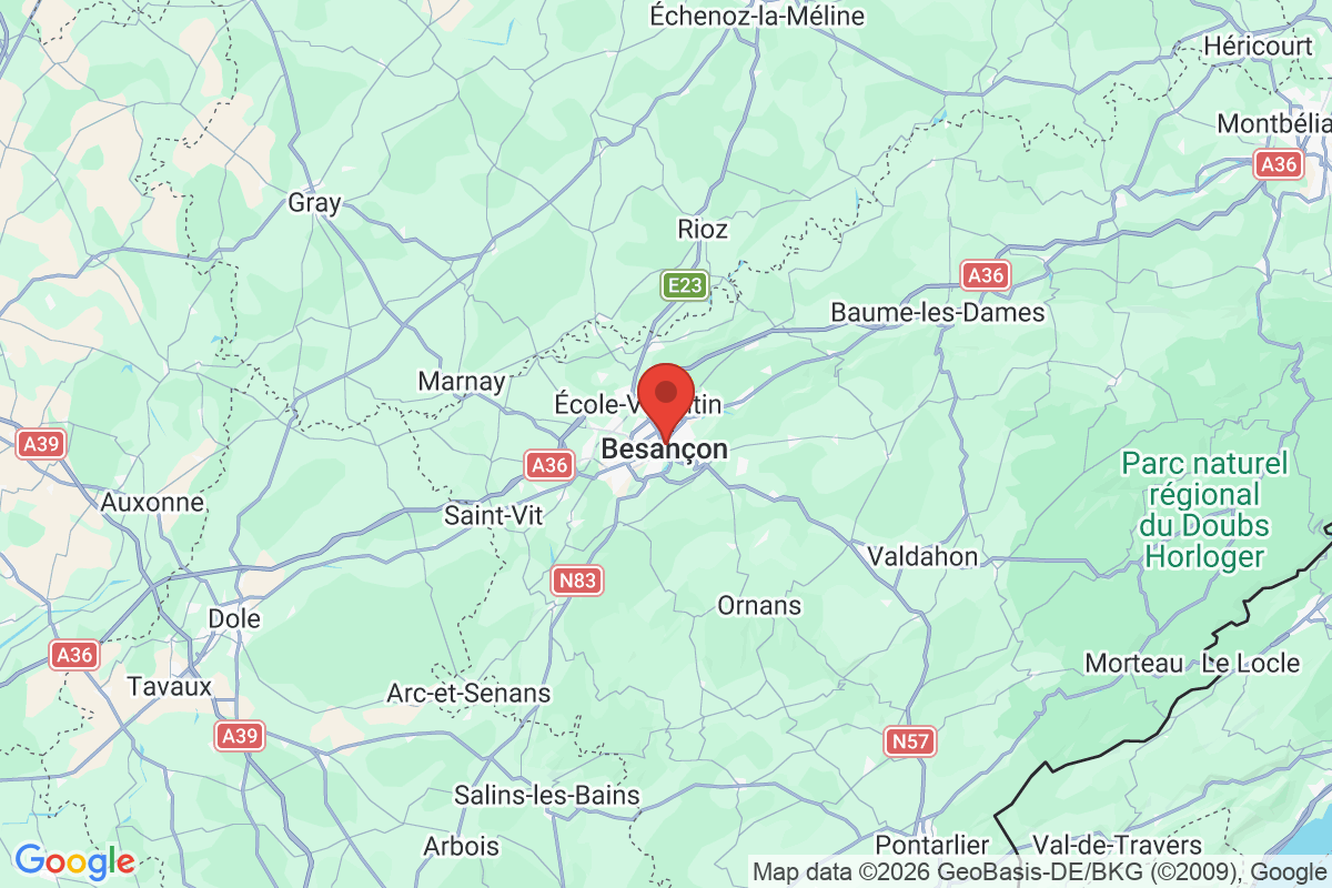 Carte de l'activité