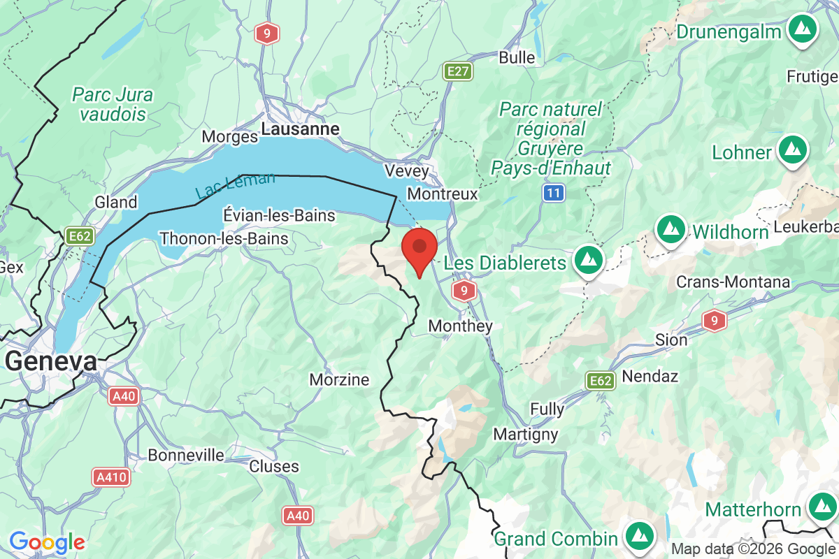 Carte de l'activité