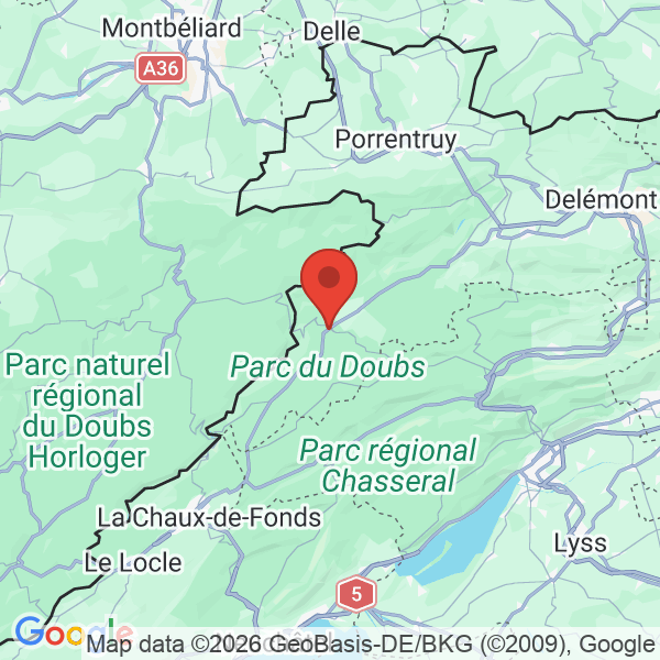 Carte de l'activité