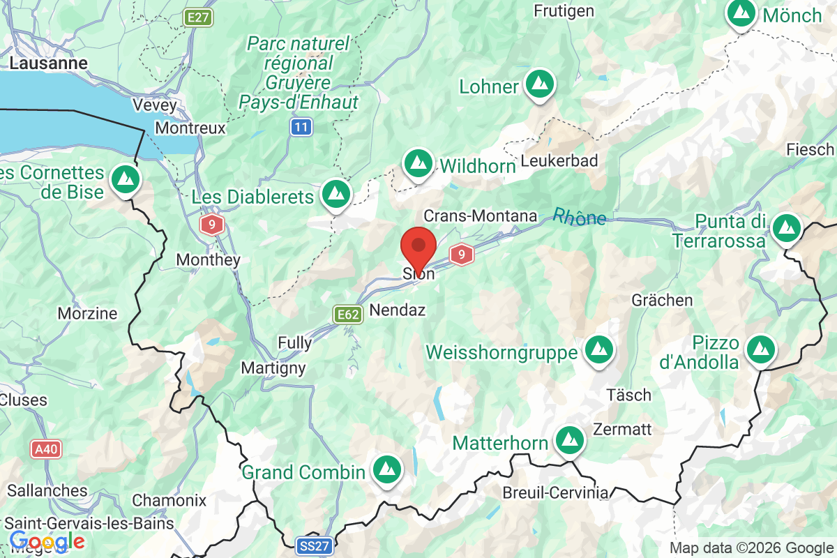 Carte de l'activité