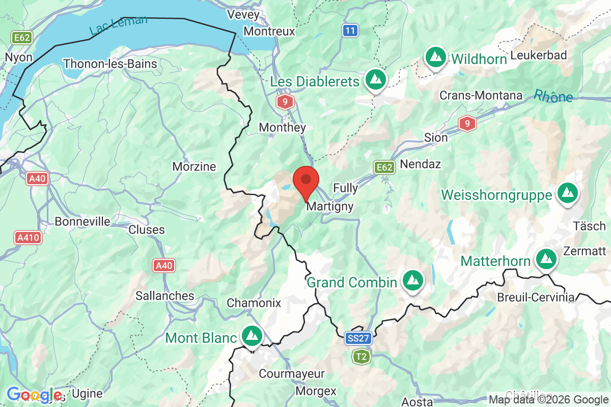 Carte de l'activité