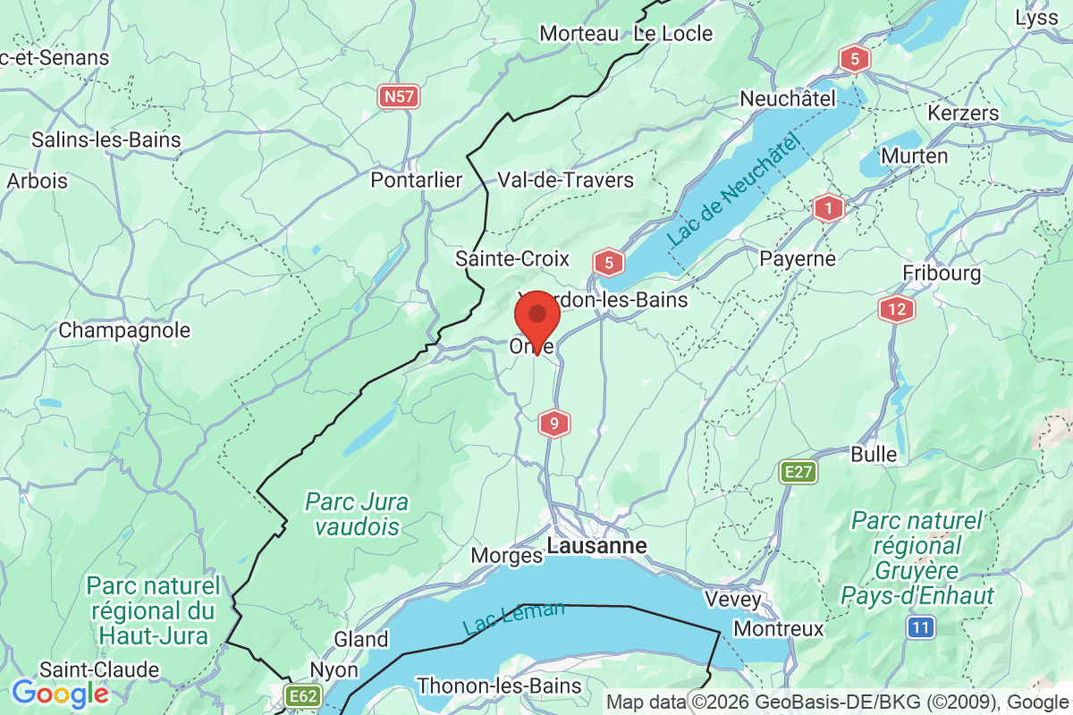 Carte de l'activité