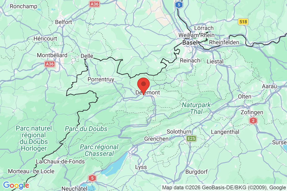 Carte de l'activité