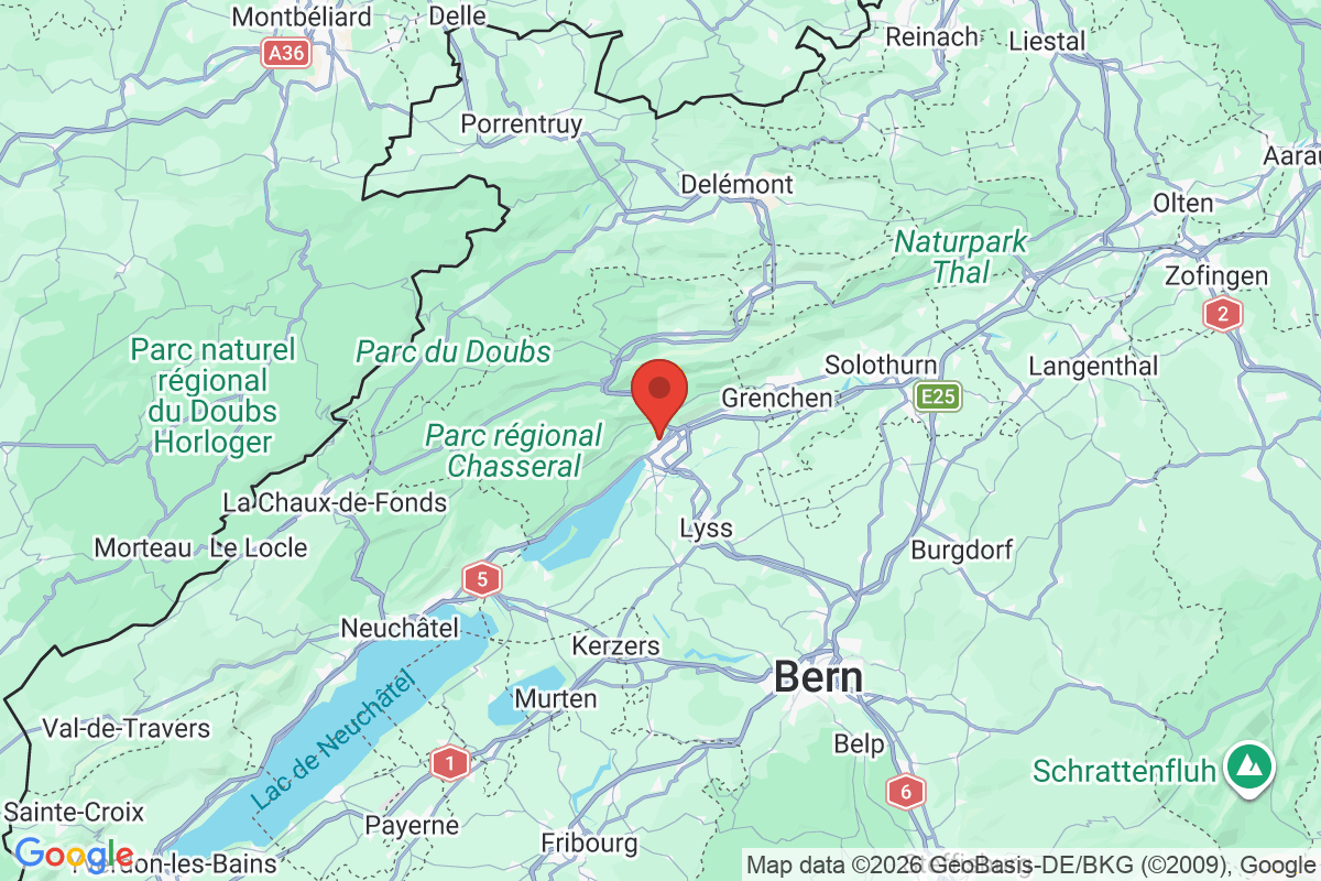 Carte de l'activité