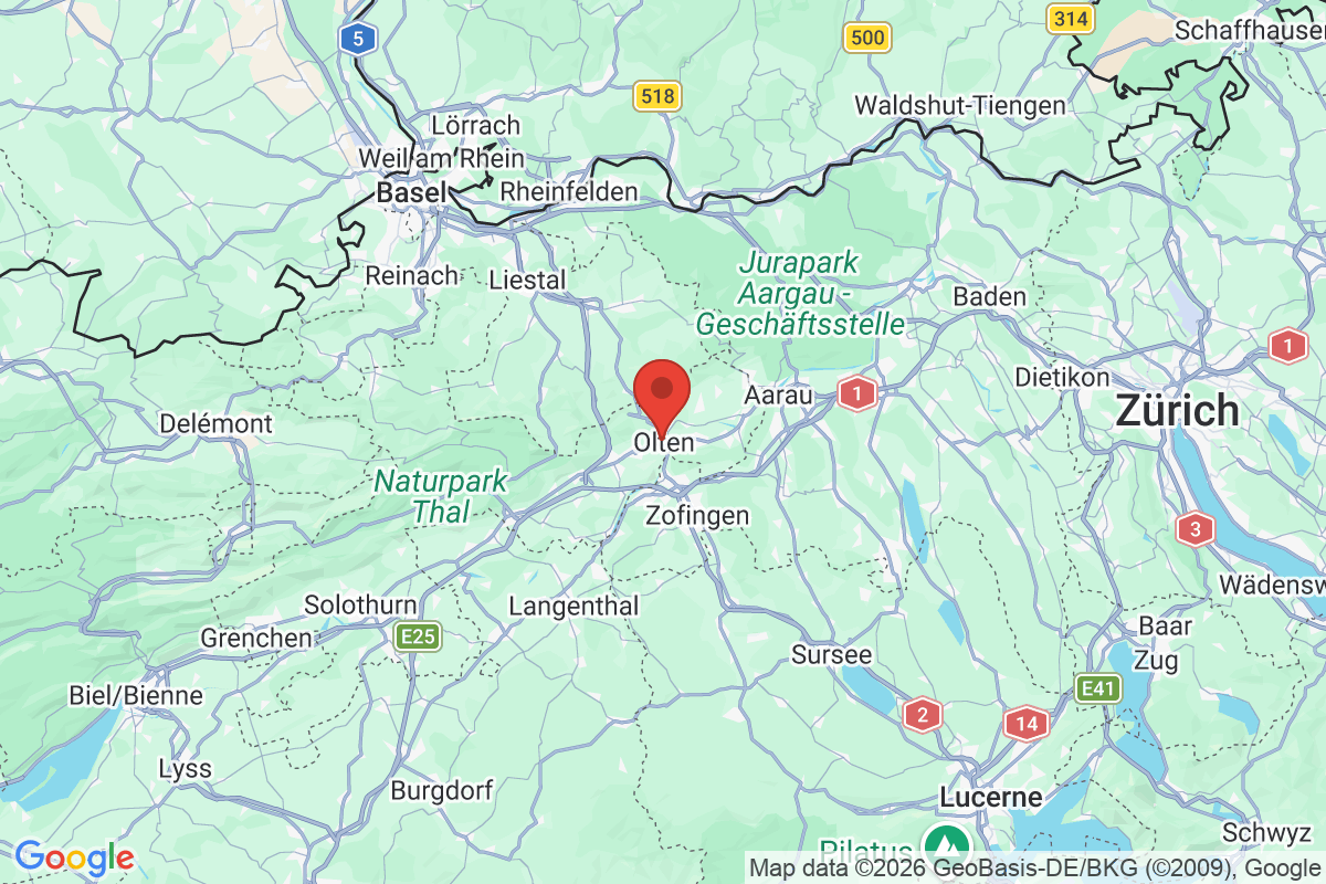 Carte de l'activité