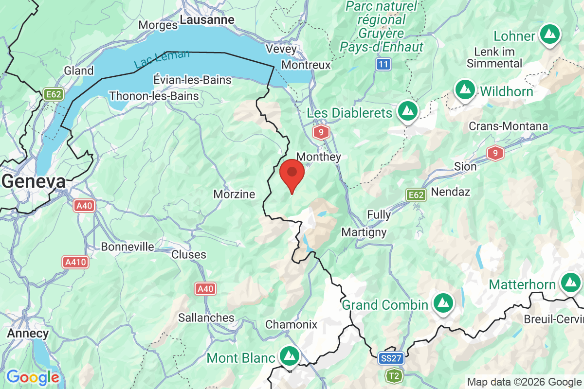 Carte de l'activité