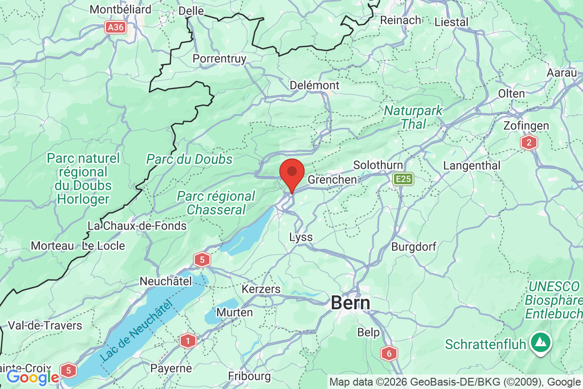 Carte de l'activité