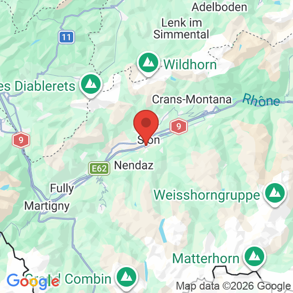 Carte de l'activité