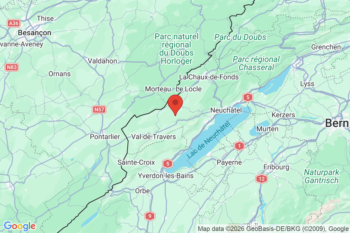 Carte de l'activité