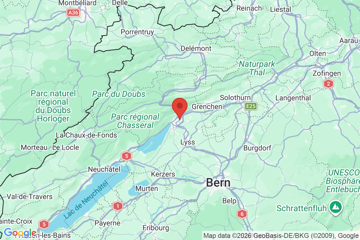 Carte de l'activité