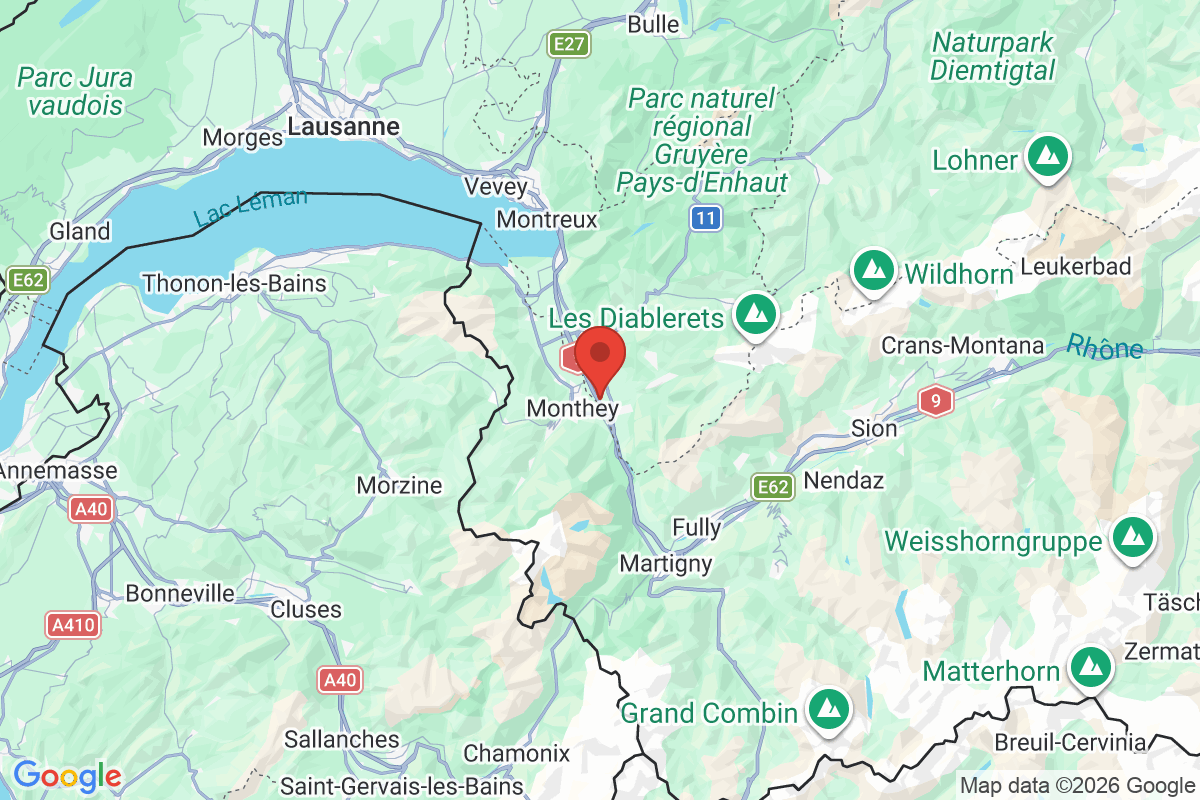 Carte de l'activité