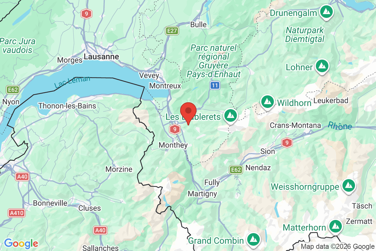 Carte de l'activité