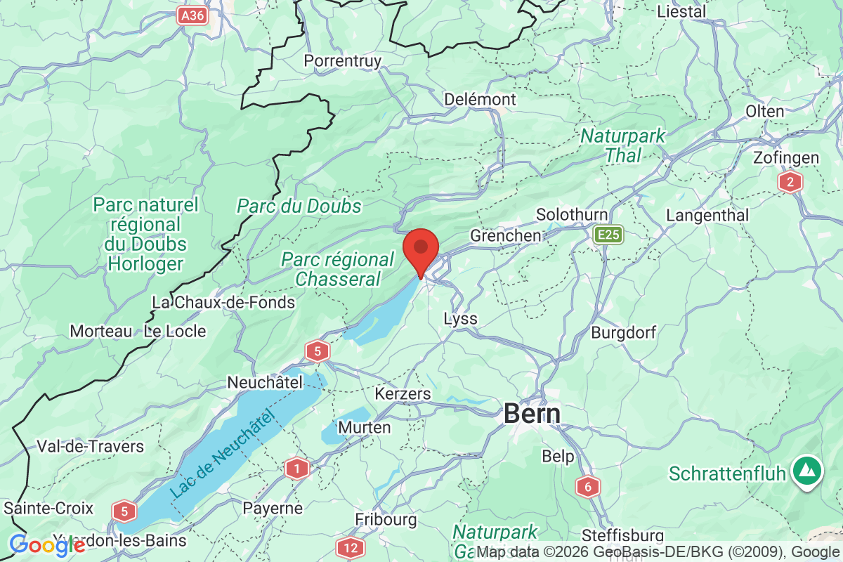 Carte de l'activité