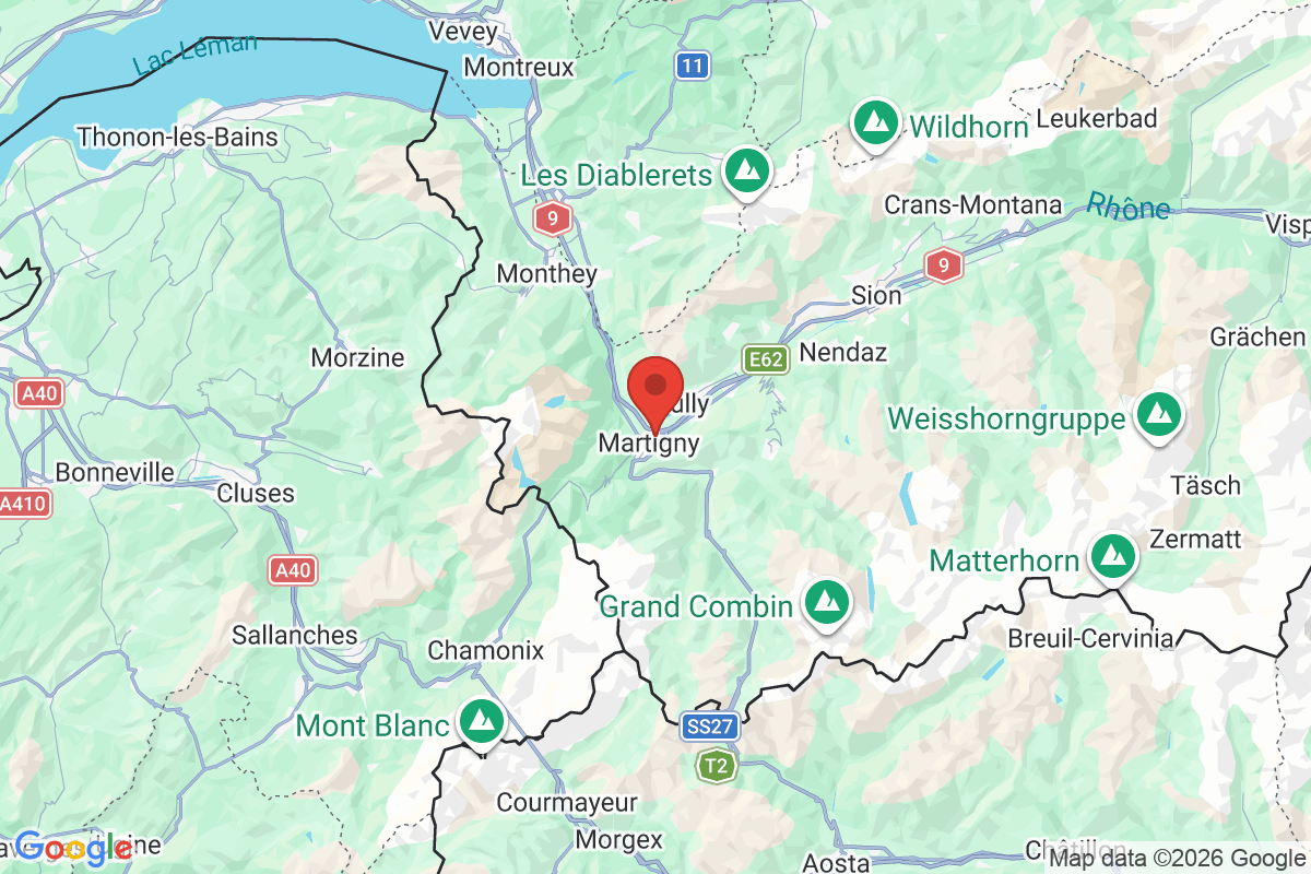 Carte de l'activité