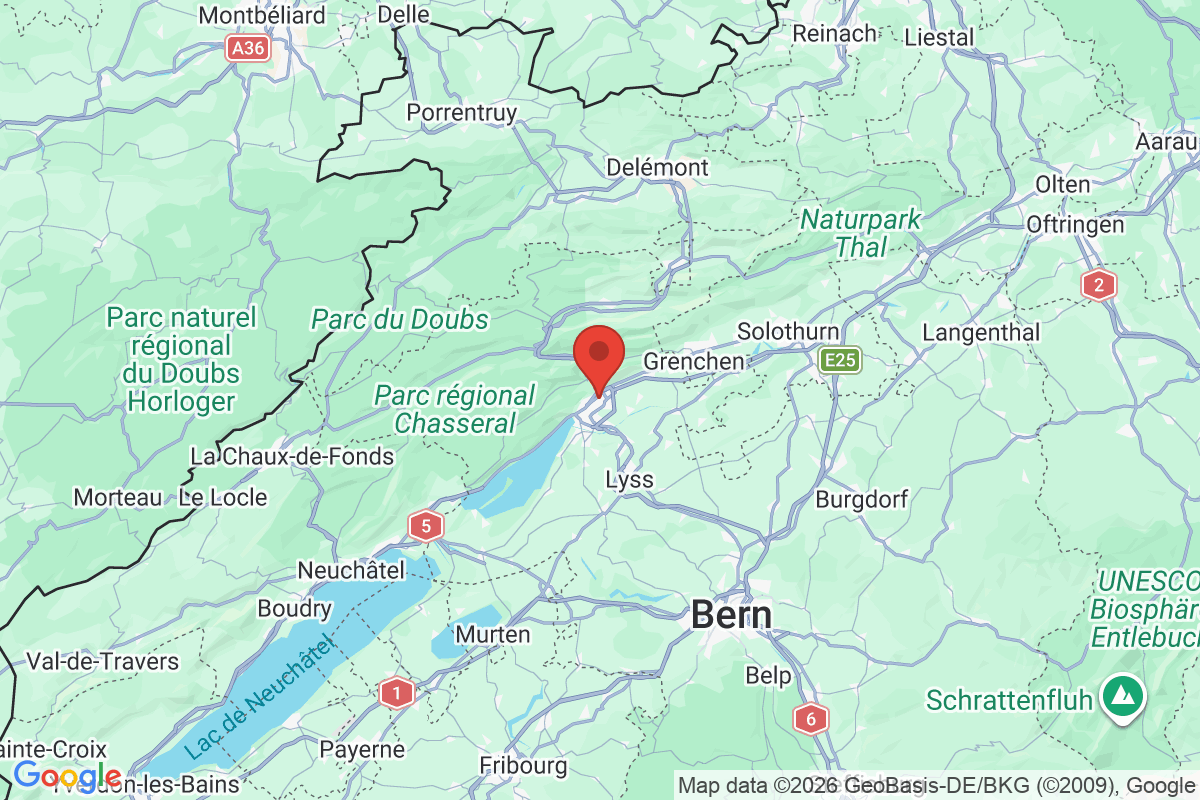 Carte de l'activité