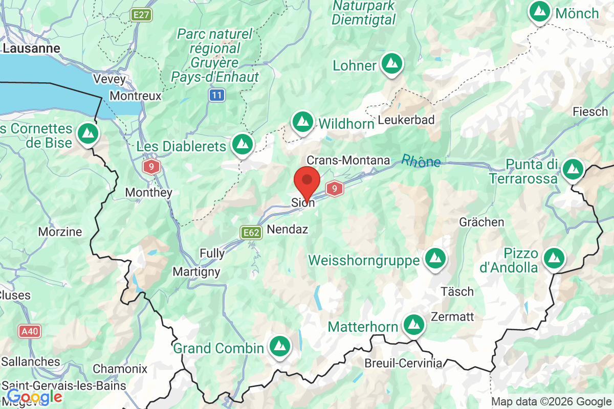 Carte de l'activité