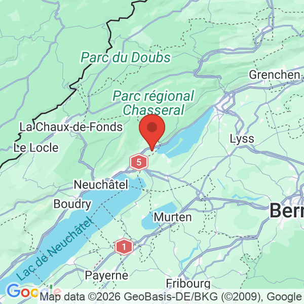 Carte de l'activité