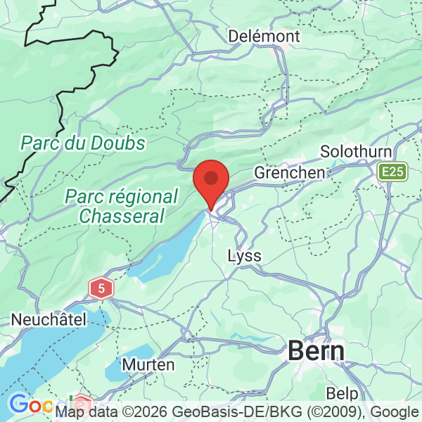 Carte de l'activité