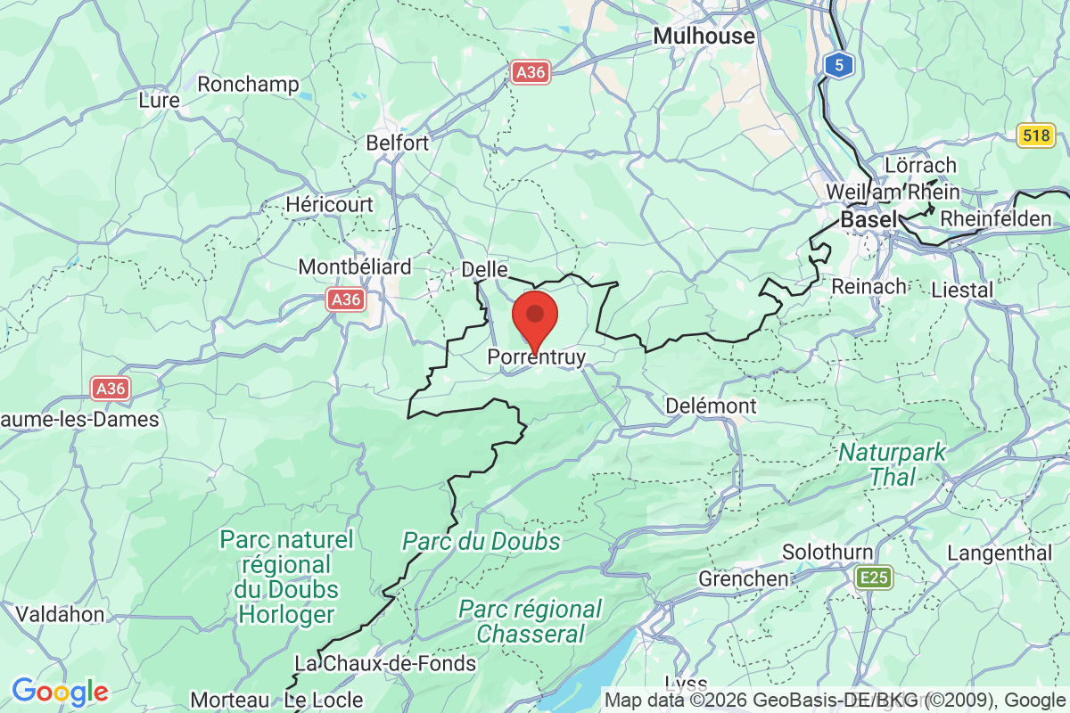 Carte de l'activité