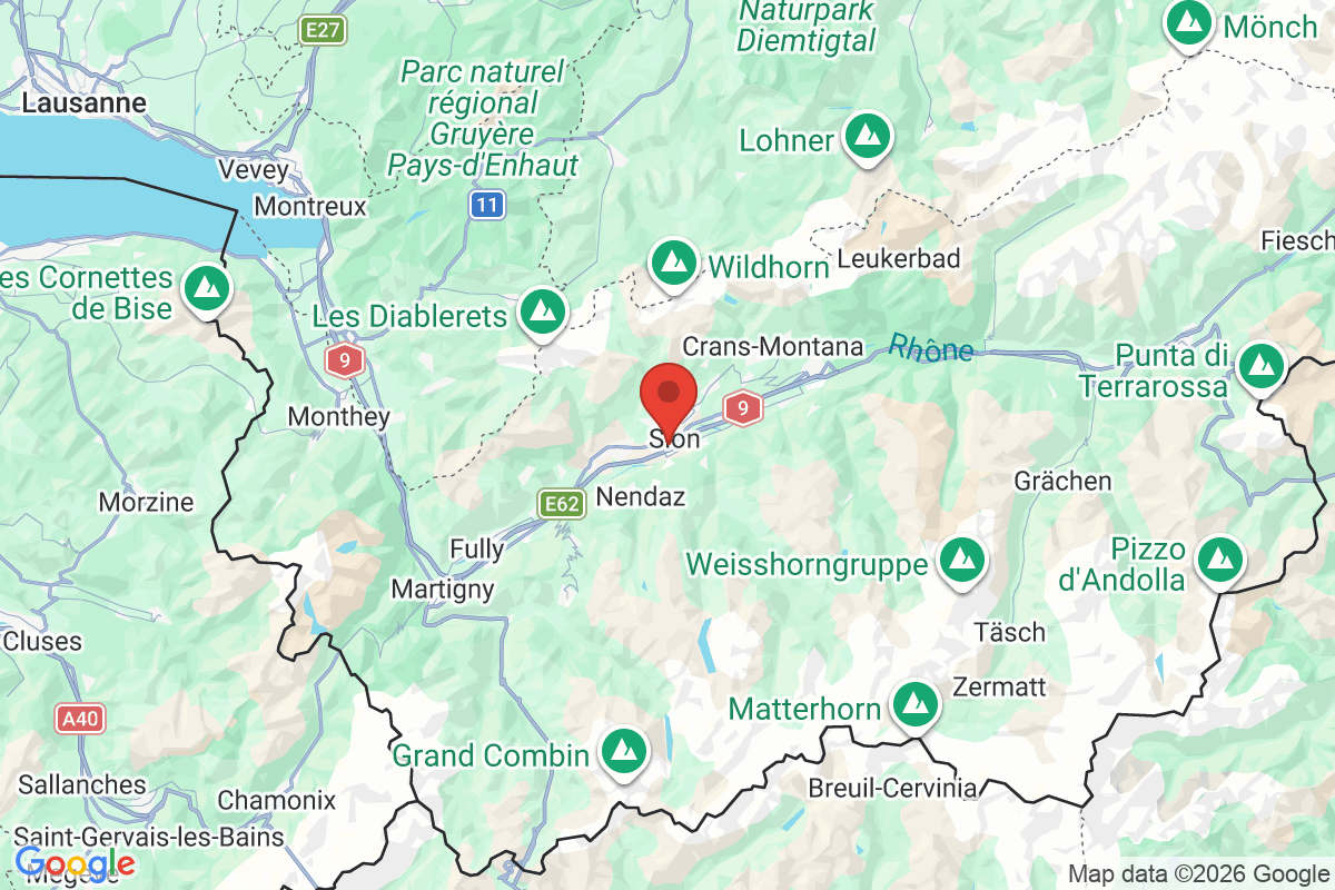 Carte de l'activité