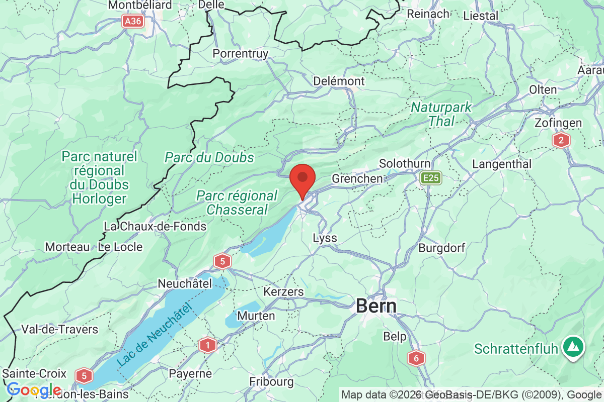 Carte de l'activité