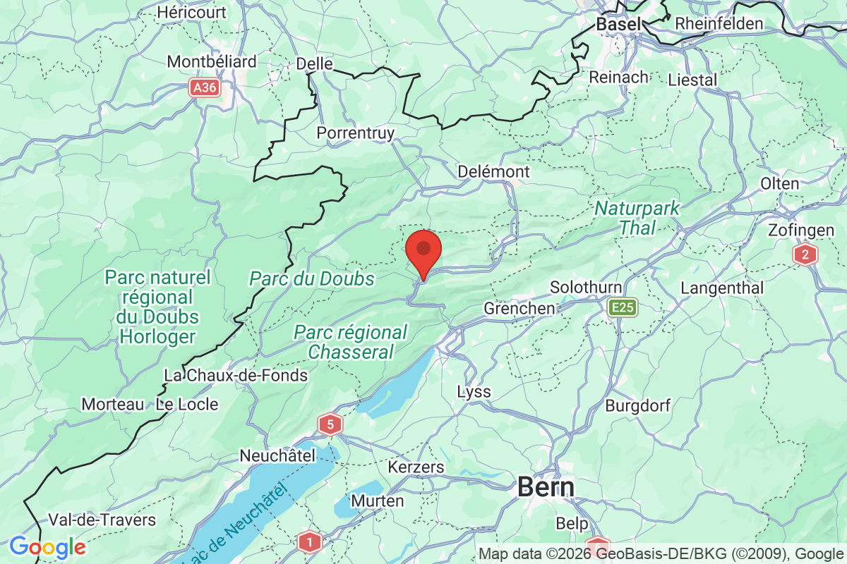 Carte de l'activité
