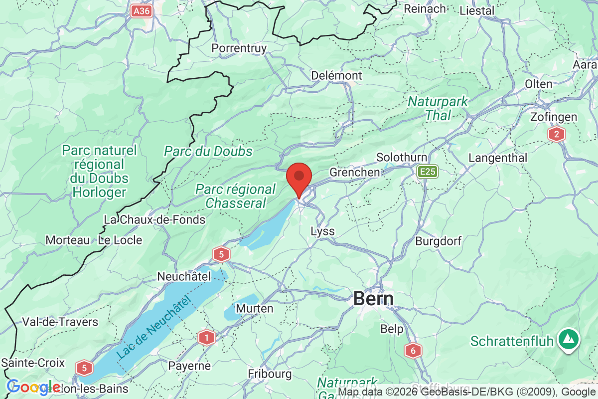 Carte de l'activité