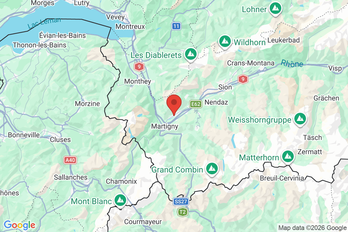 Carte de l'activité