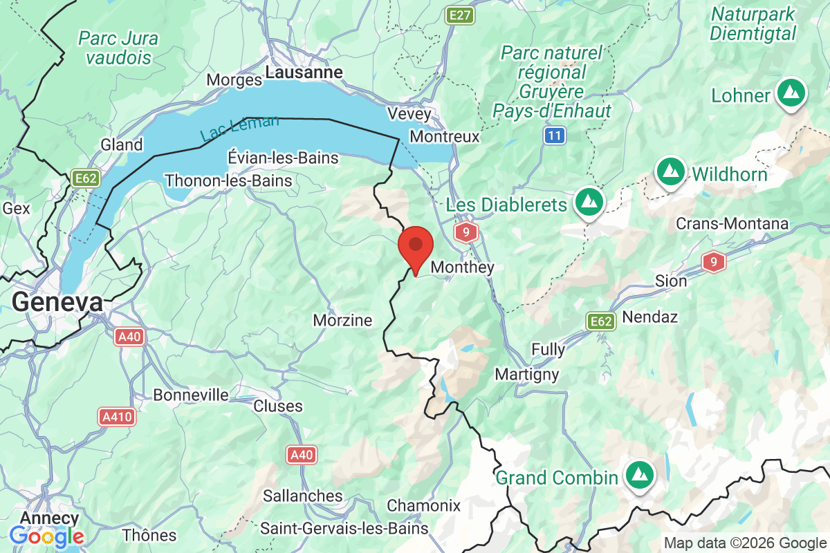 Carte de l'activité