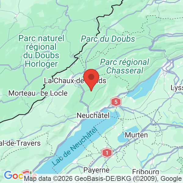 Carte de l'activité