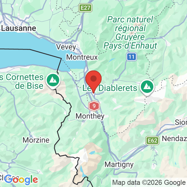 Carte de l'activité