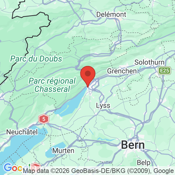 Carte de l'activité