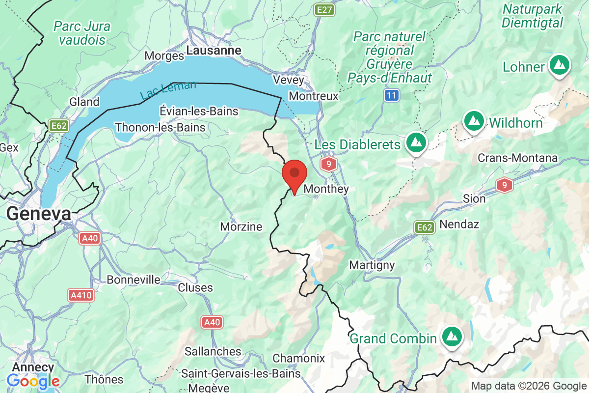 Carte de l'activité