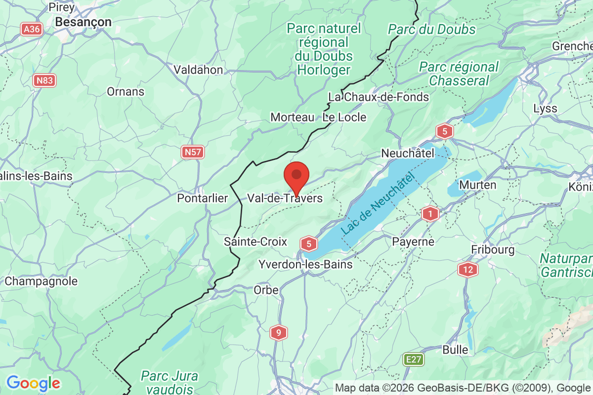 Carte de l'activité